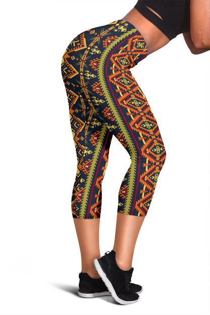 Kente Classic Design African Print Women Capris