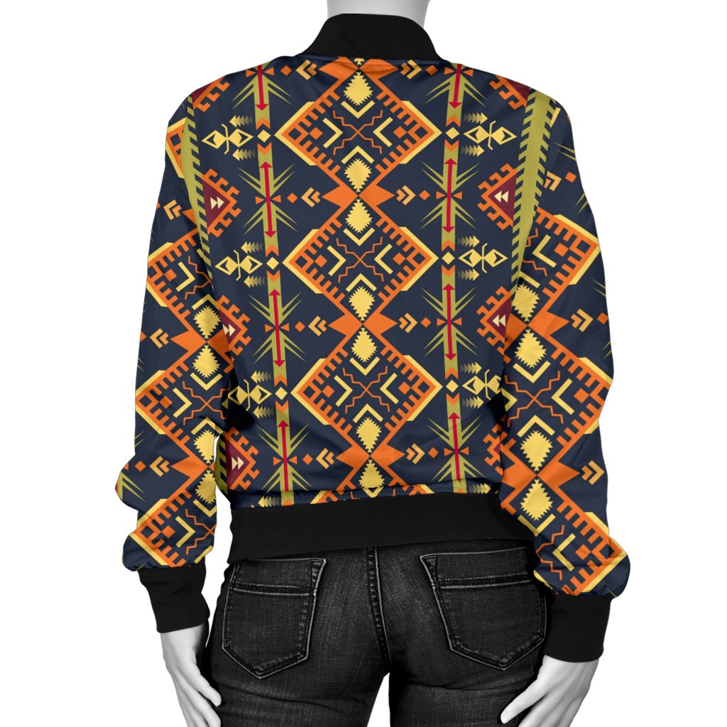 Kente Classic Design African Print Women Casual Bomber Jacket