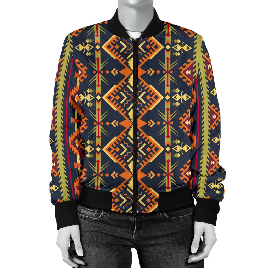 Kente Classic Design African Print Women Casual Bomber Jacket