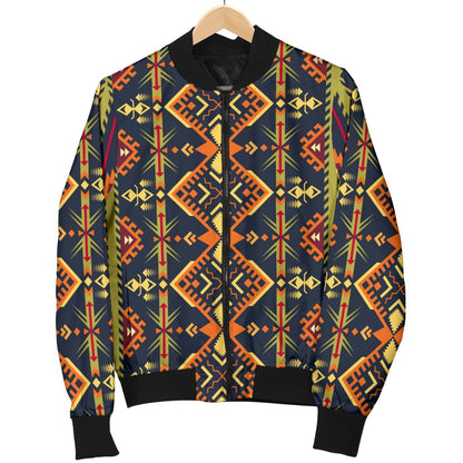 Kente Classic Design African Print Women Casual Bomber Jacket