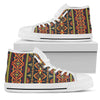 Kente Classic Design African Print Women High Top Shoes