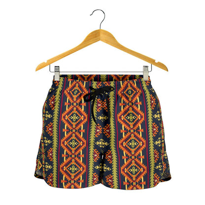 Kente Classic Design African Print Women Shorts-JTAMIGO.COM