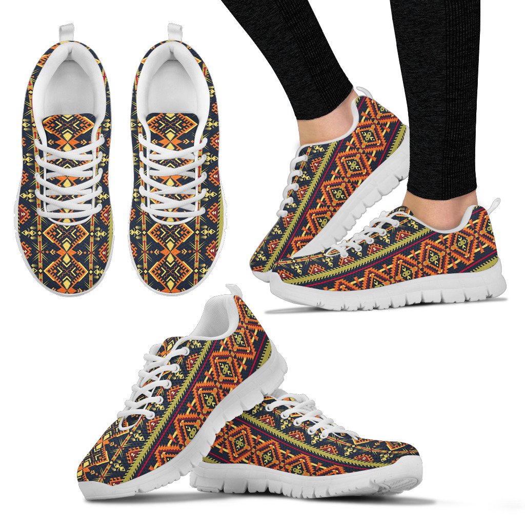 Kente Classic Design African Print Women Sneakers Shoes