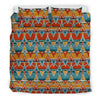 Kente Print African Design Themed Duvet Cover Bedding Set