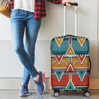 Kente Print African Design Themed Luggage Cover Protector