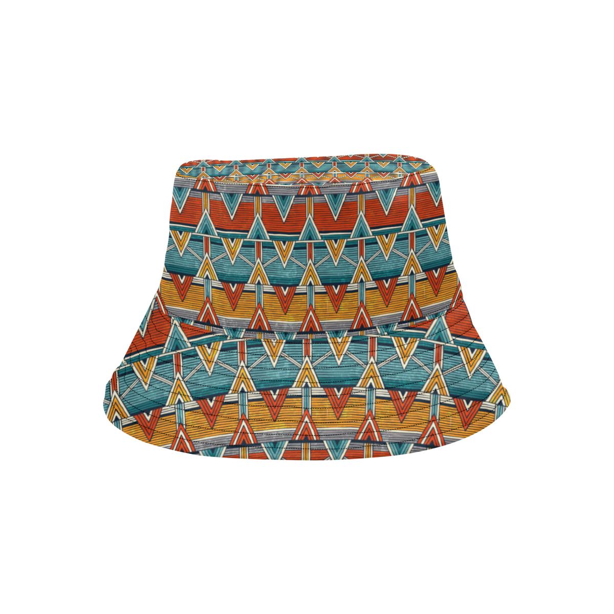 Kente Print African Design Themed Unisex Bucket Hat