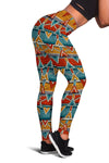 Kente Print African Design Themed Women Leggings