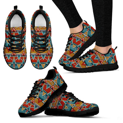 Kente Print African Design Themed Women Sneakers Shoes