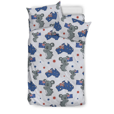Koala Australia Day Themed Design Duvet Cover Bedding Set