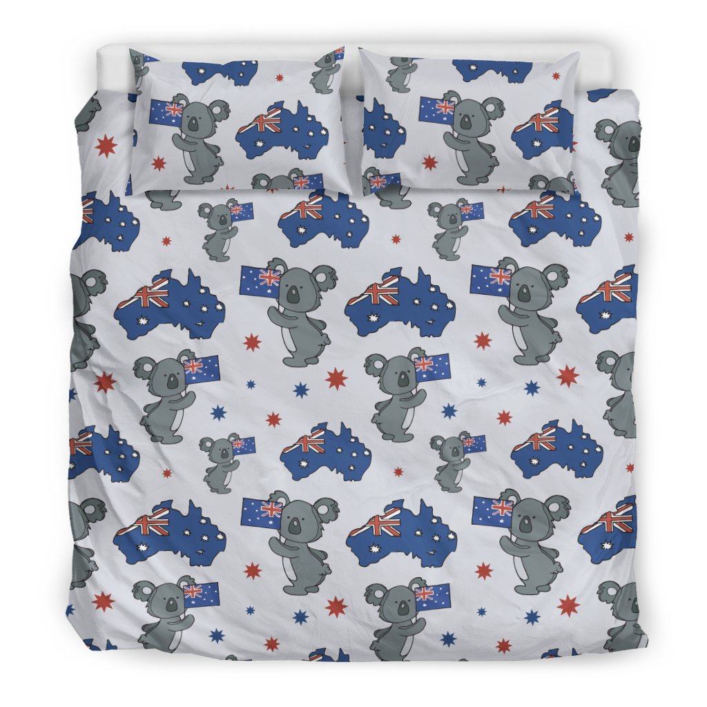 Koala Australia Day Themed Design Duvet Cover Bedding Set