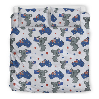 Koala Australia Day Themed Design Duvet Cover Bedding Set