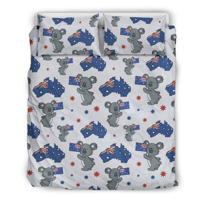 Koala Australia Day Themed Design Duvet Cover Bedding Set