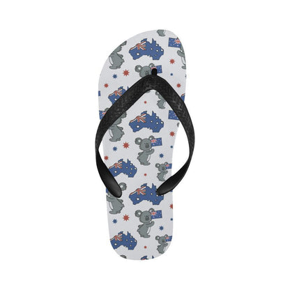 Koala Australia Day Themed Design Flip Flops-JTAMIGO.COM