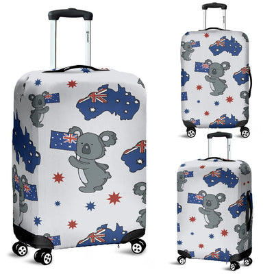 Koala Australia Day Themed Design Luggage Cover Protector