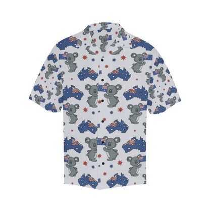 Koala Australia Day Themed Design Men Aloha Hawaiian Shirt