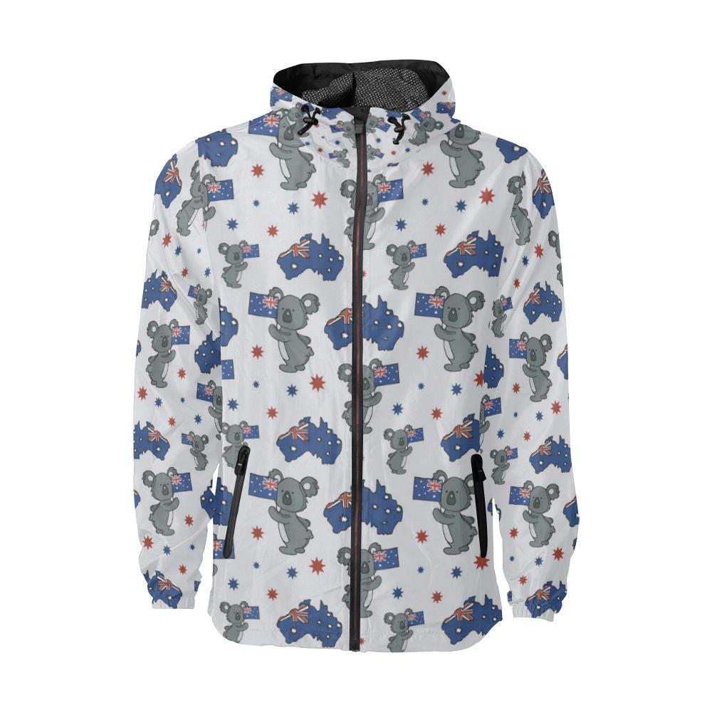 Koala Australia Day Themed Design Men Windbreaker Jacket-JTAMIGO.COM