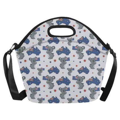 Koala Australia Day Themed Design Neoprene Lunch Bag (Model 1669)(Large)-JTAMIGO.COM