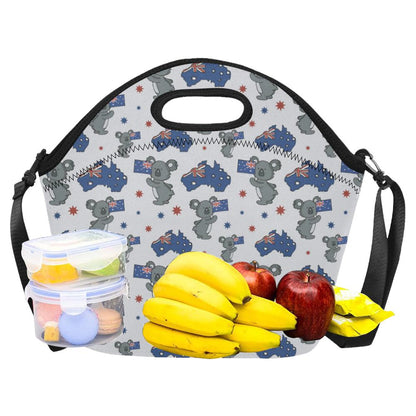 Koala Australia Day Themed Design Neoprene Lunch Bag (Model 1669)(Large)-JTAMIGO.COM