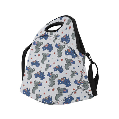 Koala Australia Day Themed Design Neoprene Lunch Bag (Model 1669)(Large)-JTAMIGO.COM