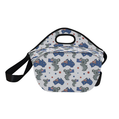Koala Australia Day Themed Design Neoprene Lunch Bag (Model 1669)(Large)-JTAMIGO.COM