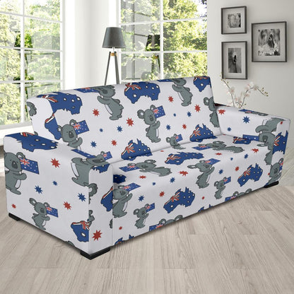 Koala Australia Day Themed Design Sofa Slipcover-JTAMIGO.COM