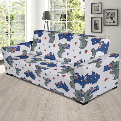 Koala Australia Day Themed Design Sofa Slipcover-JTAMIGO.COM