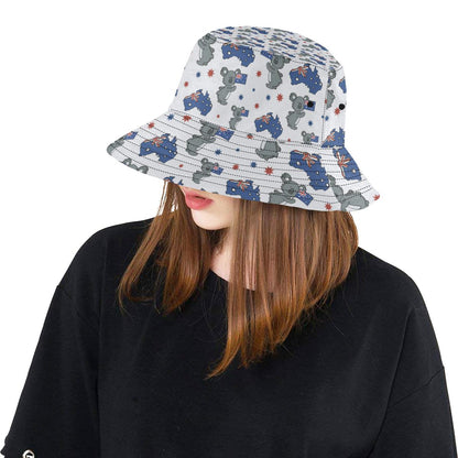 Koala Australia Day Themed Design Unisex Bucket Hat