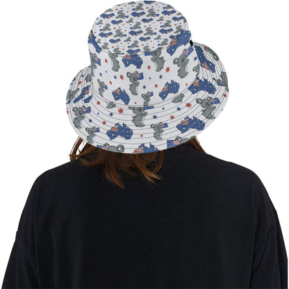 Koala Australia Day Themed Design Unisex Bucket Hat