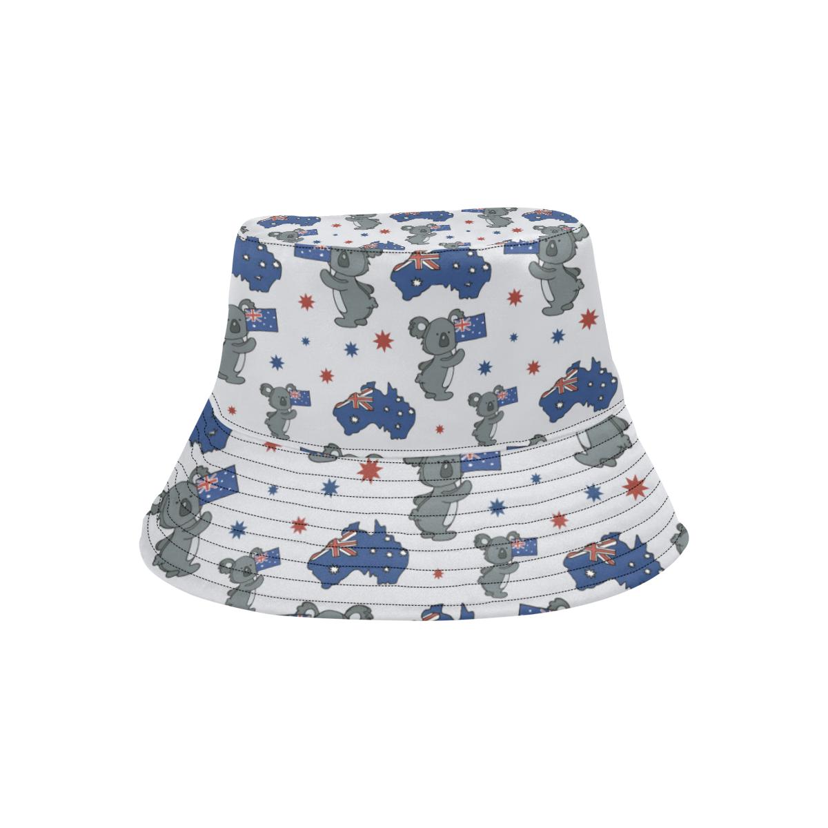Koala Australia Day Themed Design Unisex Bucket Hat