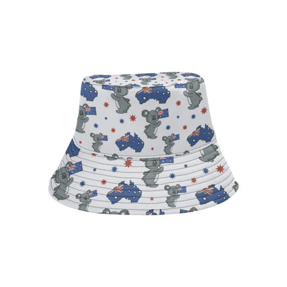 Koala Australia Day Themed Design Unisex Bucket Hat