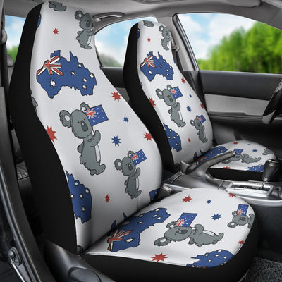 Koala Australia Day Themed Design Universal Fit Car Seat Covers
