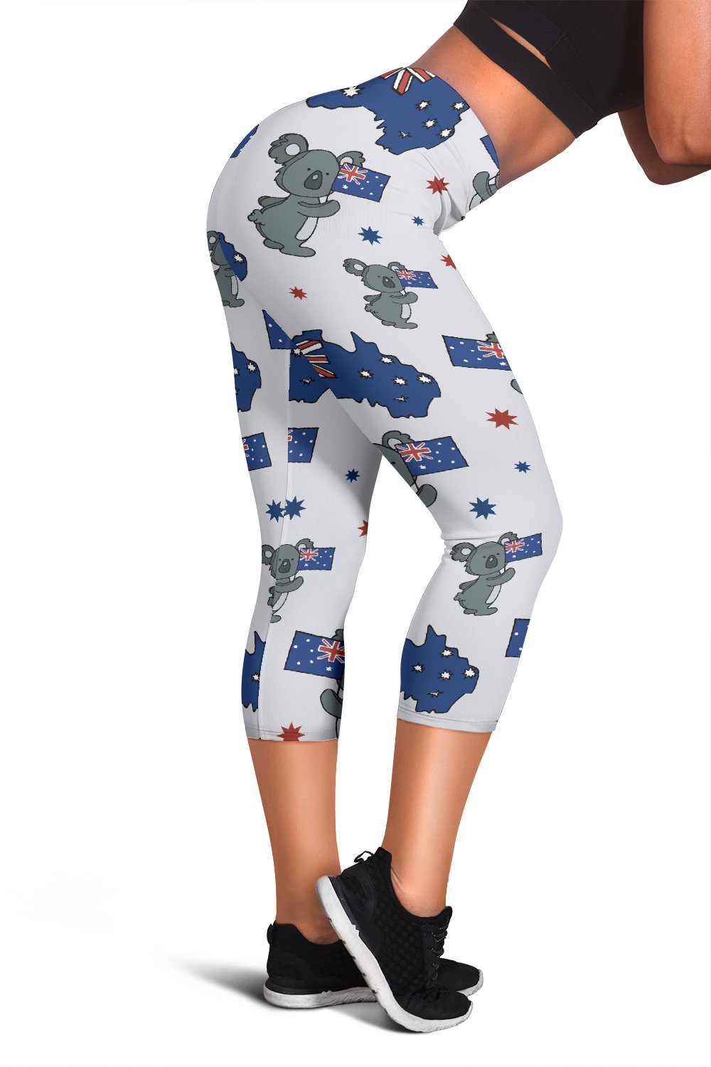 Koala Australia Day Themed Design Women Capris