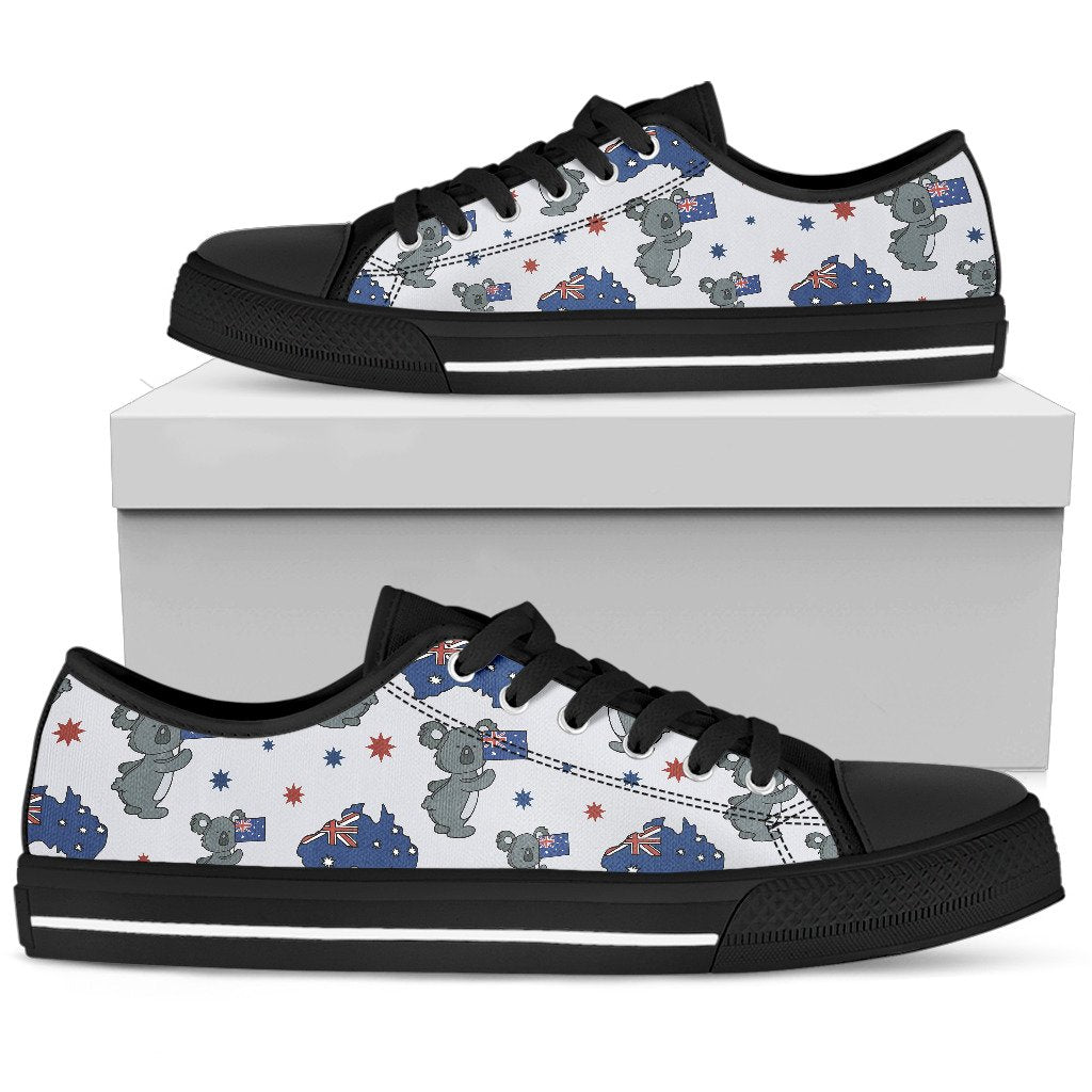 Koala Australia Day Themed Design Women Low Top Shoes