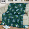 Koala Blue Design Print Fleece Blanket