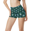 Koala Blue Design Print High Waisted Spandex Shorts-JTAMIGO.COM