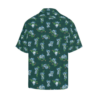 Koala Blue Design Print Men Aloha Hawaiian Shirt