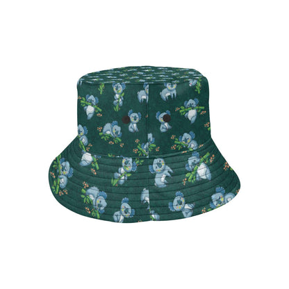 Koala Blue Design Print Unisex Bucket Hat