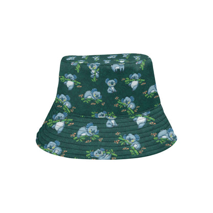 Koala Blue Design Print Unisex Bucket Hat