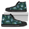 Koala Blue Design Print Women High Top Shoes