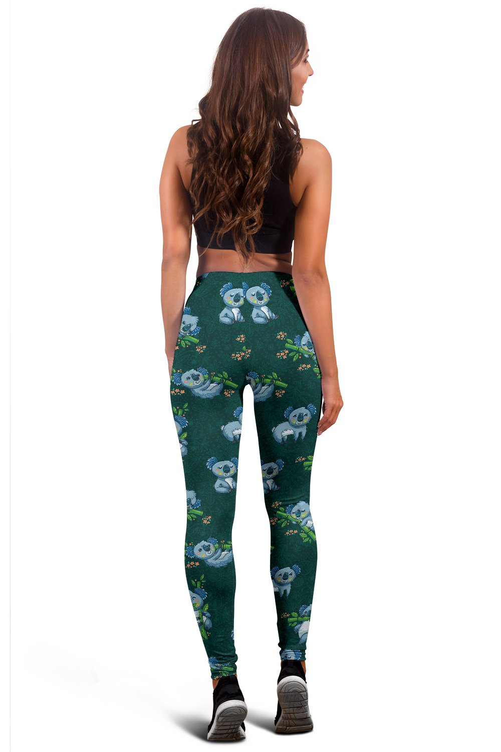 Koala Blue Design Print Women Leggings