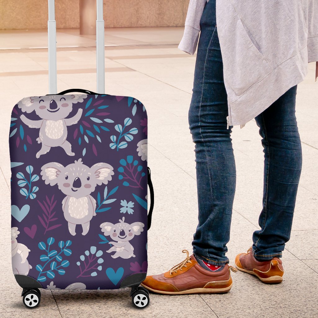 Koala Cute Themed Design Print Luggage Cover Protector
