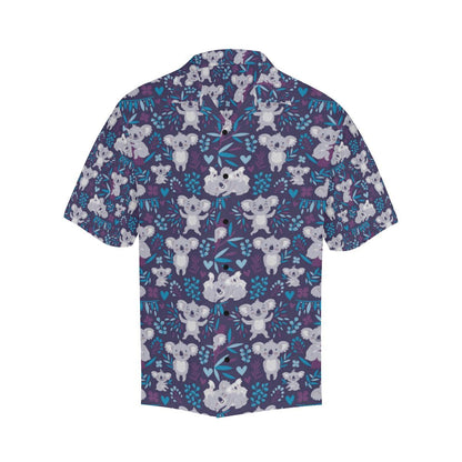 Koala Cute Themed Design Print Men Aloha Hawaiian Shirt