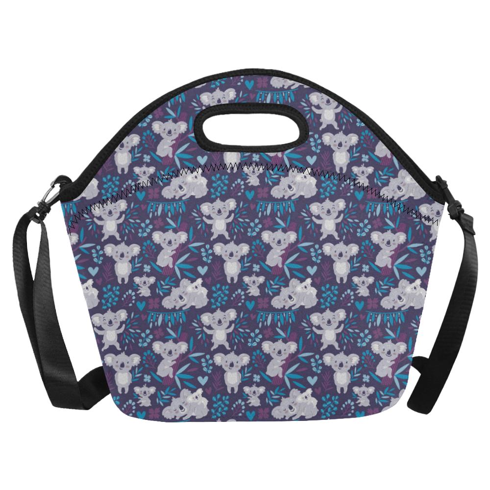 Koala Cute Themed Design Print Neoprene Lunch Bag (Model 1669)(Large)-JTAMIGO.COM