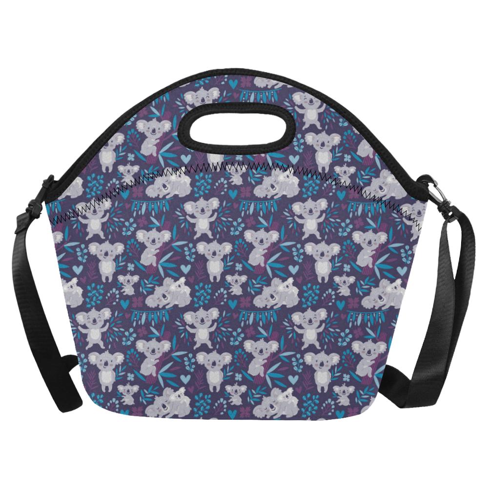 Koala Cute Themed Design Print Neoprene Lunch Bag (Model 1669)(Large)-JTAMIGO.COM