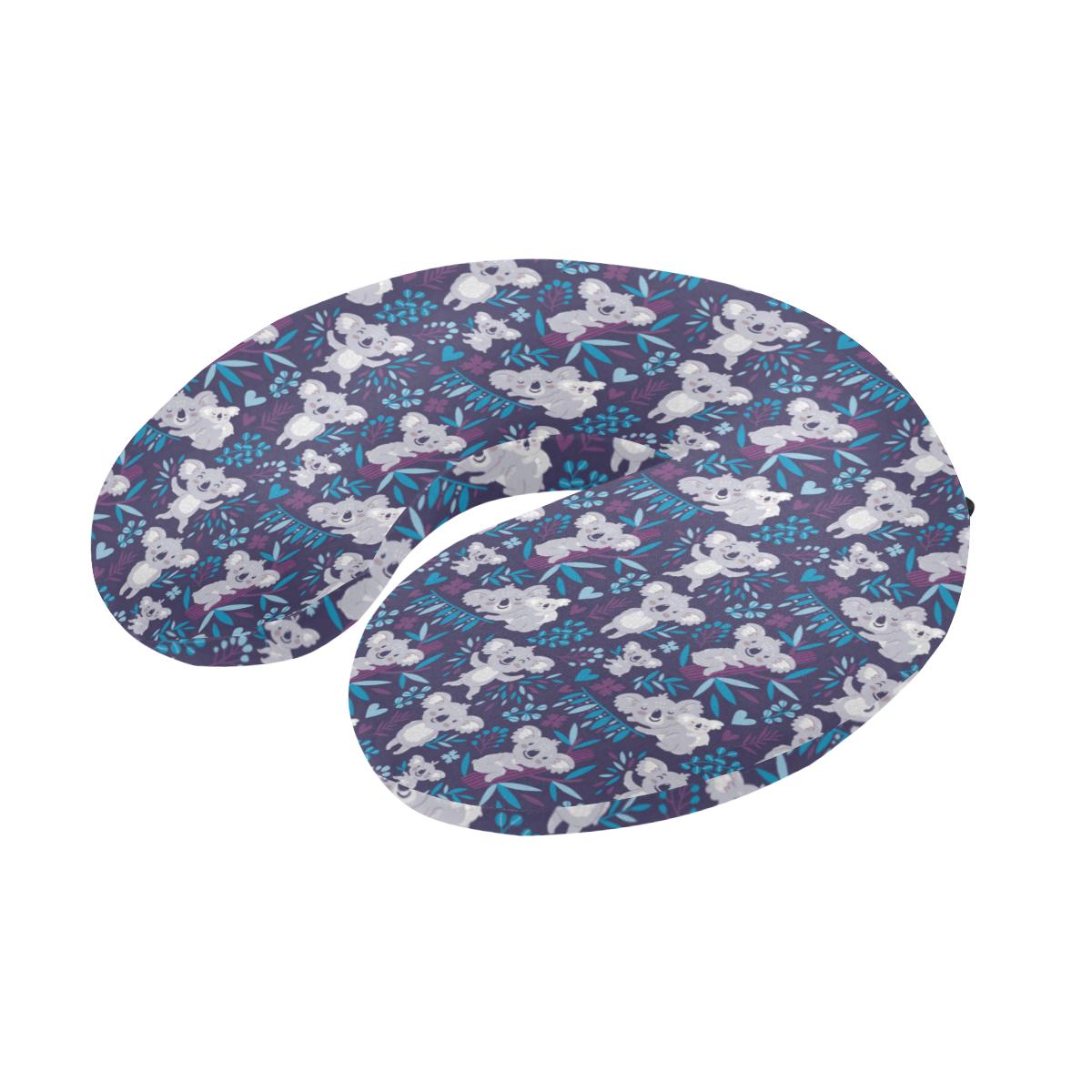 Koala Cute Themed Design Print U-Shaped Travel Neck Pillow-JTAMIGO.COM
