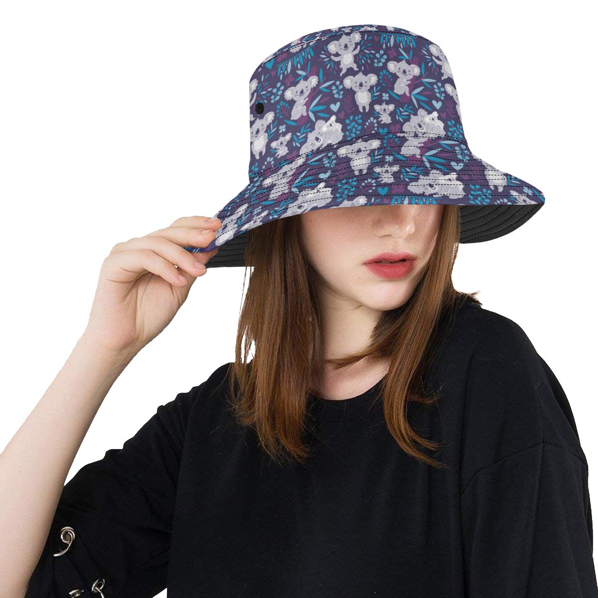 Koala Cute Themed Design Print Unisex Bucket Hat