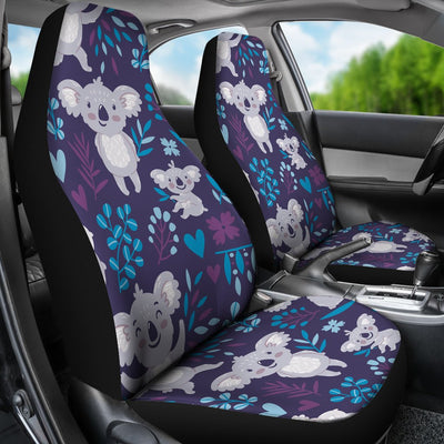 Koala Cute Themed Design Print Universal Fit Car Seat Covers