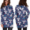 Koala Cute Themed Design Print Women Hoodie Dress