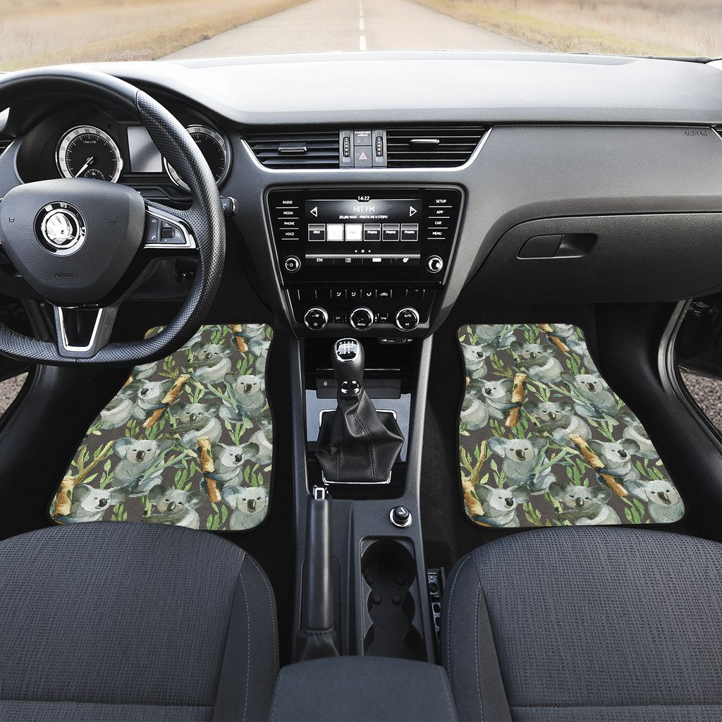 Koala Pattern Design Print Car Floor Mats