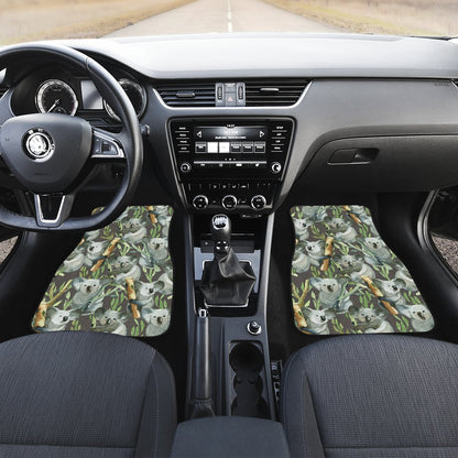 Koala Pattern Design Print Car Floor Mats